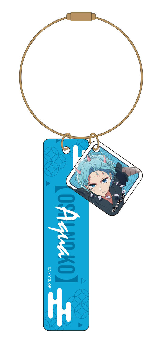 【Oshi no Ko】_Room Keychain / Aqua (Tōki ver.)