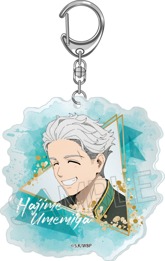 WIND BREAKER_ Wet Color Series Acrylic Keychain Umemiya Ichi