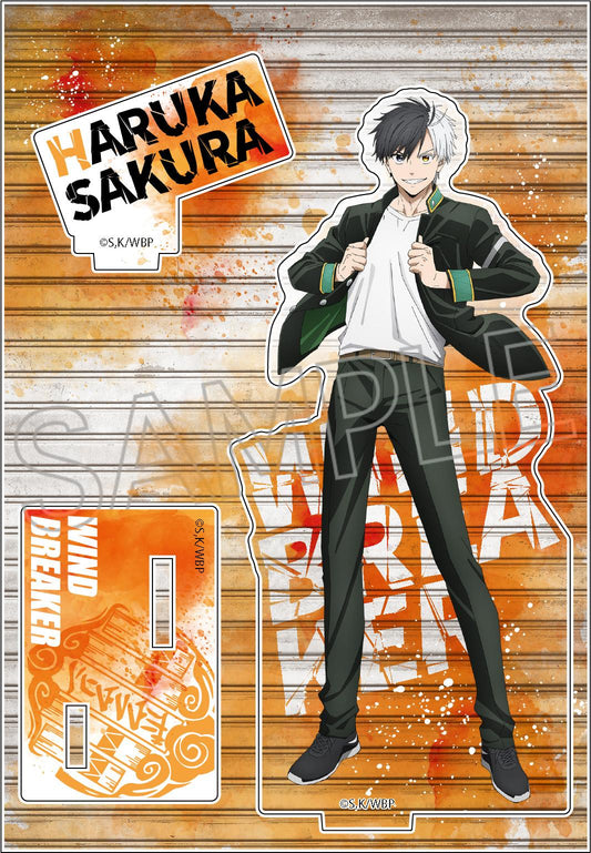 WIND BREAKER_ Wet Color Series Acrylic Stand Sakura Haruka