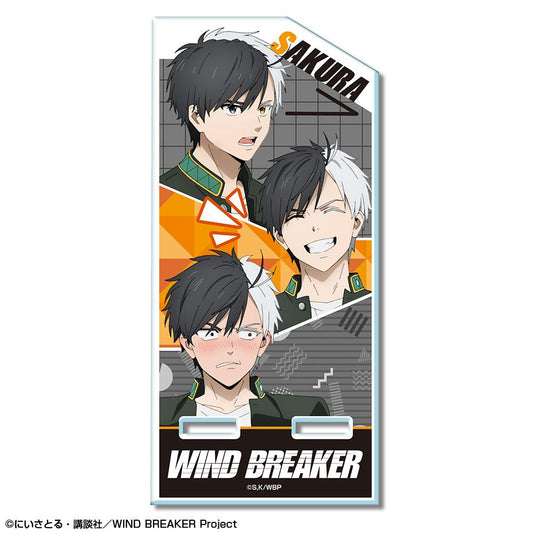 WIND BREAKER_Acrylic Smartphone Stand Design 01 (Sakura Haruka)