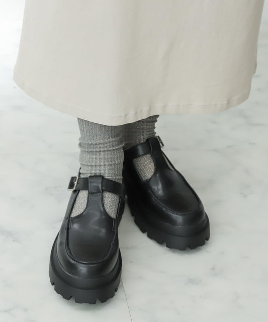 T-Strap Volume Sole Shoes