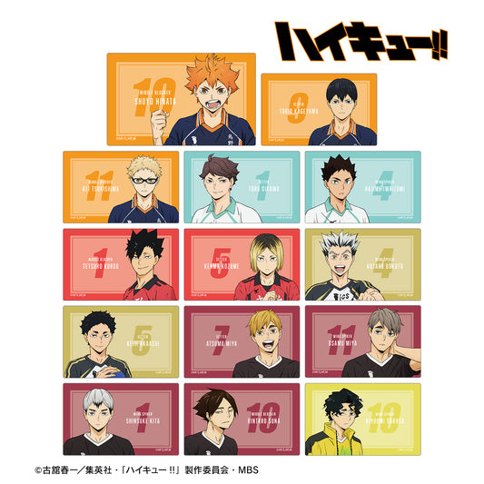 Haikyu!! Trading Card Sticker Uniform ver. (per BOX)