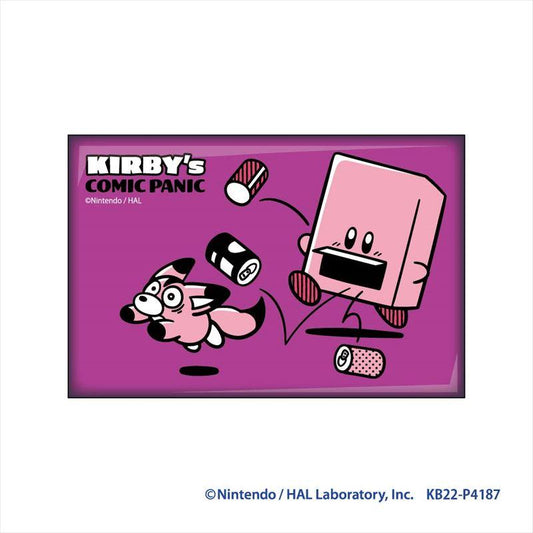 Kirby - Kirby's Comic Panic Square Tin Badge (Mouthful Transformation) 1BOX