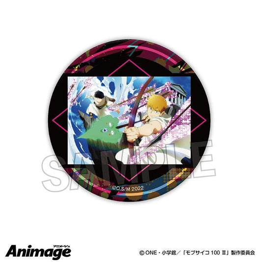 Mob Psycho 100 III_Animage Sparkling Can Badge A