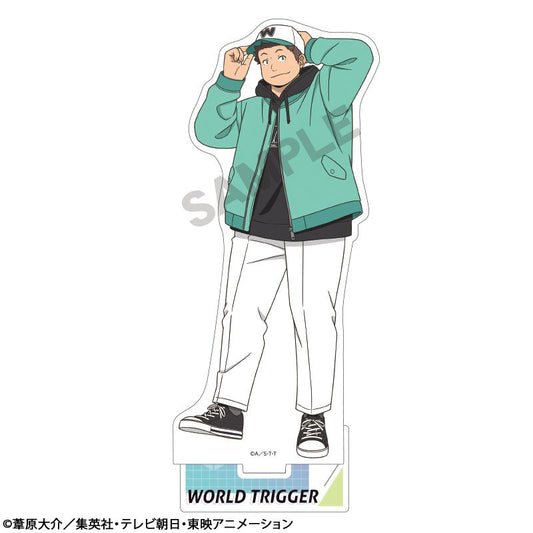 World Trigger Acrylic Stand - Kitazoe Jin Hoodie 2nd Series