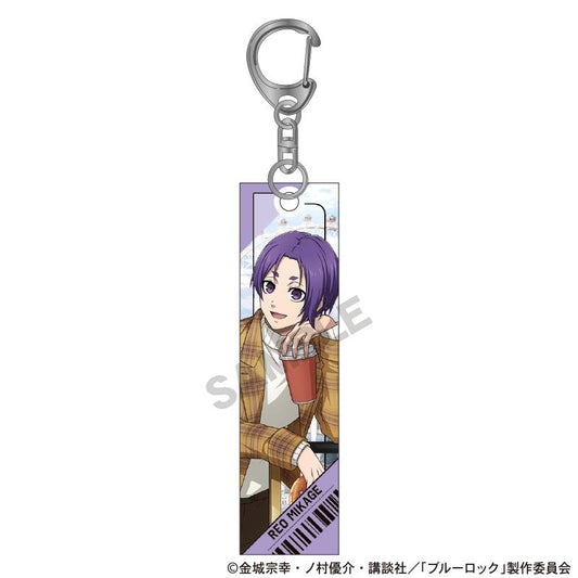 Blue Lock Acrylic Stick Keychain - Reo Mikage - Travel