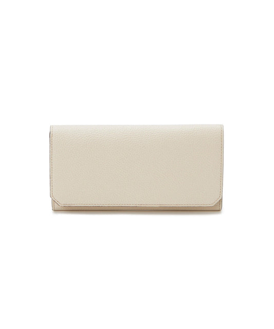 LEAN Bi-Color Leather Long Wallet