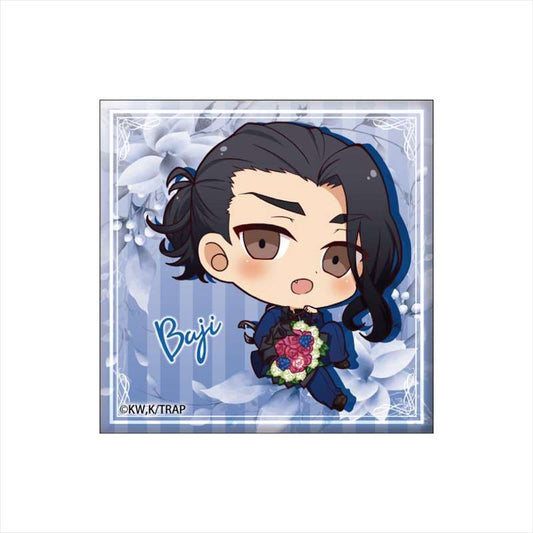 Tokyo Revengers - Chibitts! Suit Style Square Can Badge - Keisuke Baji