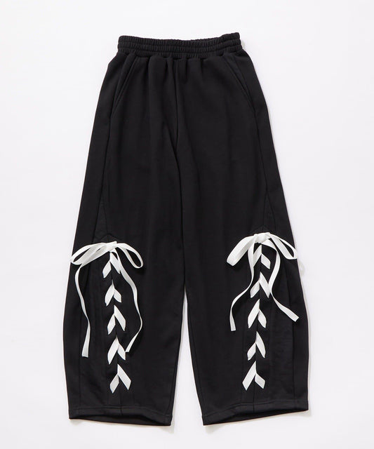 Lace-up Barrel Leg Pants