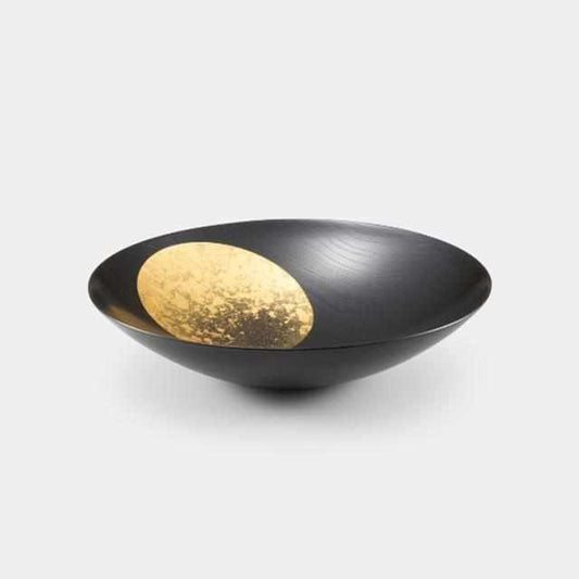 Bowl Oborozuki 8-sun (Lacquer) | Kanazawa Gold Leaf | Hakuichi