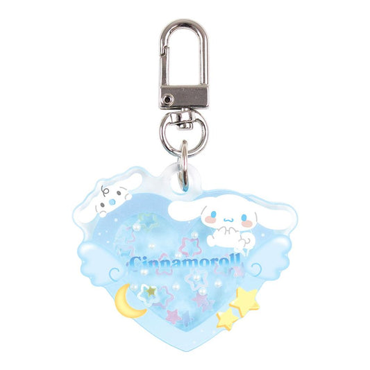 Sanrio Characters Heart Shaker Keyholder - Cinnamoroll