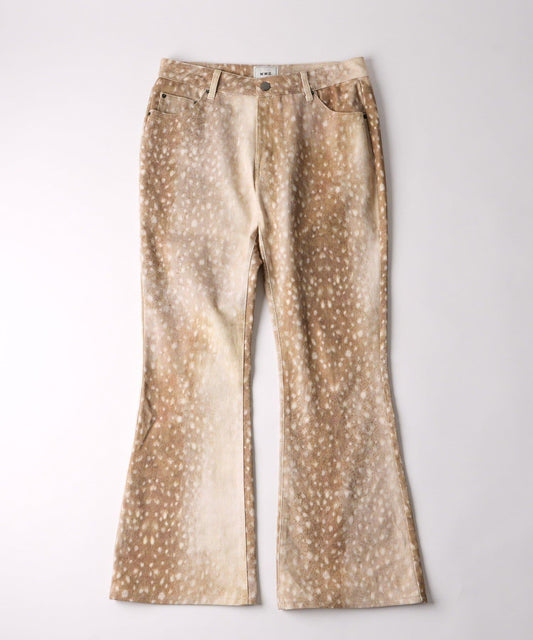 Animal Print Flare Pants