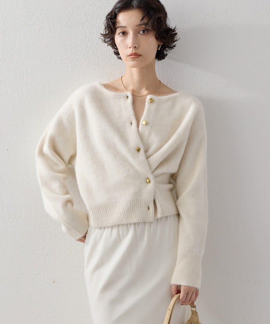 Fur Wool 3-Way Cardigan