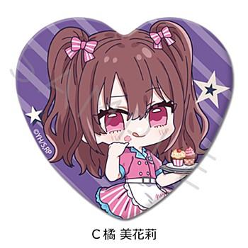 2.5D Temptation_Heart-shaped Can Badge C Mikari Tachibana