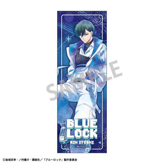 Blue Lock Long Square Tin Badge - Rin Itoshi / Cyberpunk Revival (KamiAni TOUCH)