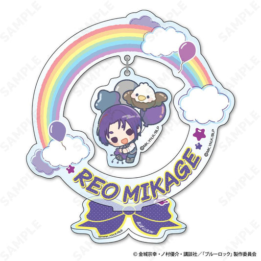 Blue Lock Acrylic Stand Mini Chara Ver. 5 Reo Mikage Napoleon Jacket × Taka Second Release