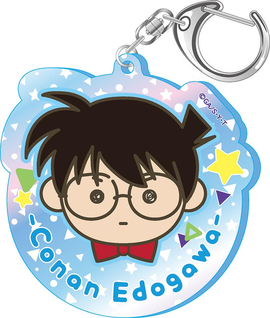 Detective Conan Aurora Acrylic Keychain - Face - Conan Edogawa