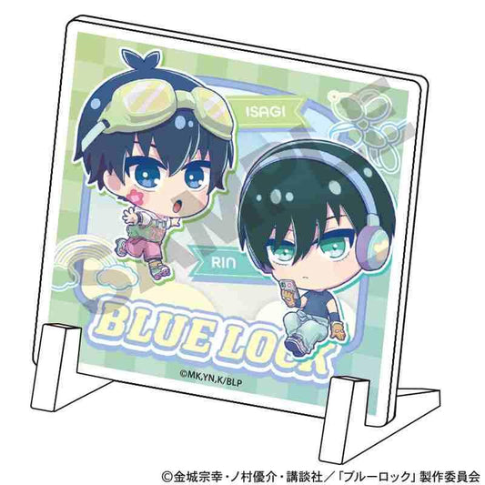 Blue Lock Mini Acrylic Panel - Isagi & Rin - Dreamy Cute Sporty