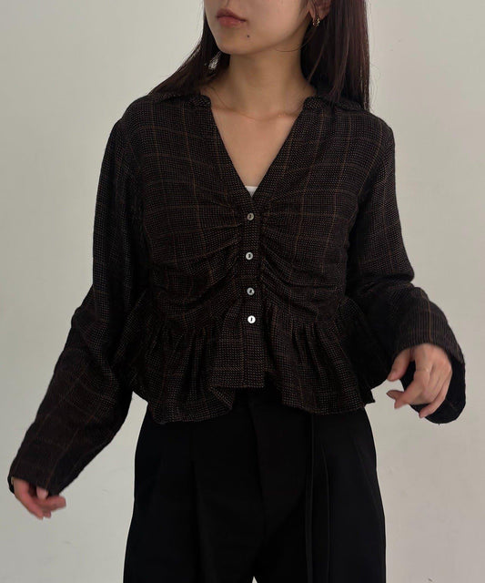 <C.L> 100% Wool Check Shirt