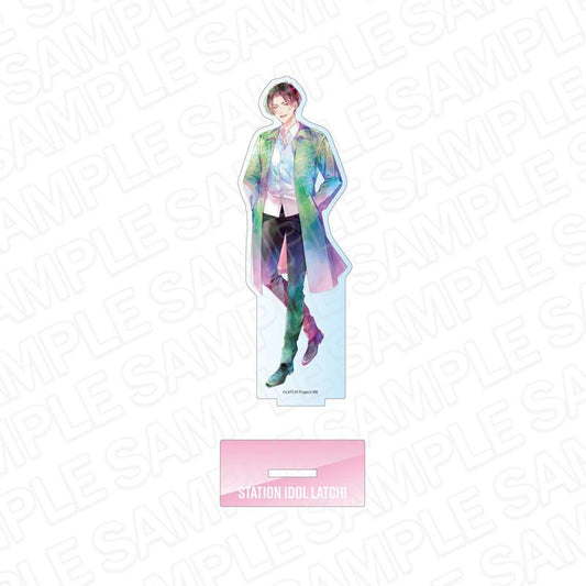 STATION IDOL LATCH! Acrylic Figure PALE TONE series Aoba Fukurou Mitsukahito Yamanote Line Representative LATCH Full-Body