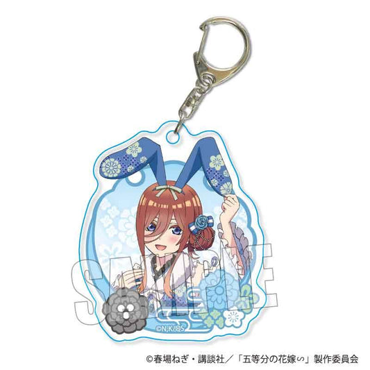 The Quintessential Quintuplets ∽ Acrylic Keychain - Miku Nakano (Kimono Bunny ver.)