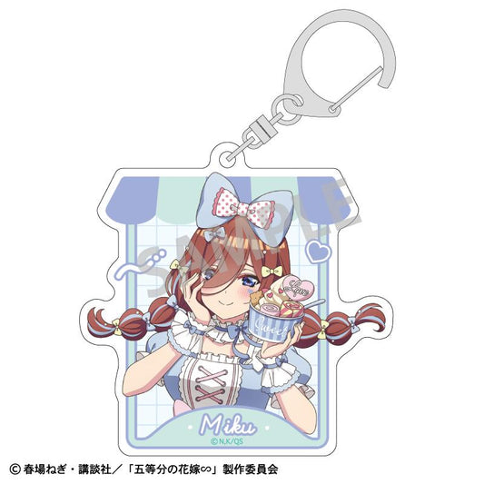 The Quintessential Quintuplets ∽ Acrylic Keychain Miku Nakano / Ice Cream Shop
