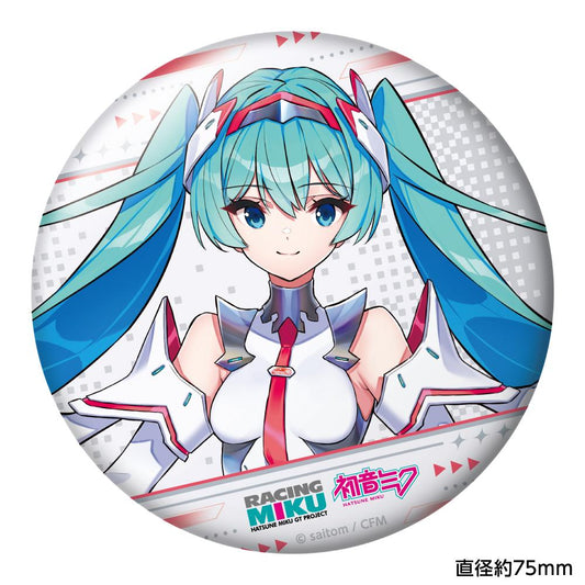 Hatsune Miku GT Project - Hatsune Miku Racing Ver. SPA 2025 Support Ver. Large Glitter Can Badge vol.1