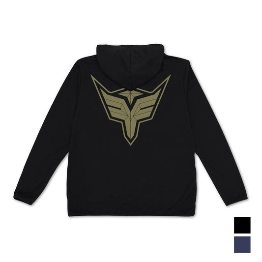 Yuki Bakuhatsu Burn Braveran_M_Braveran Logo Lightweight Dry Hoodie/BLACK-