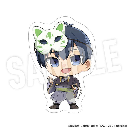 Blue Lock Clear Sticker Ayakashi Deformed (Yoichi Isagi)