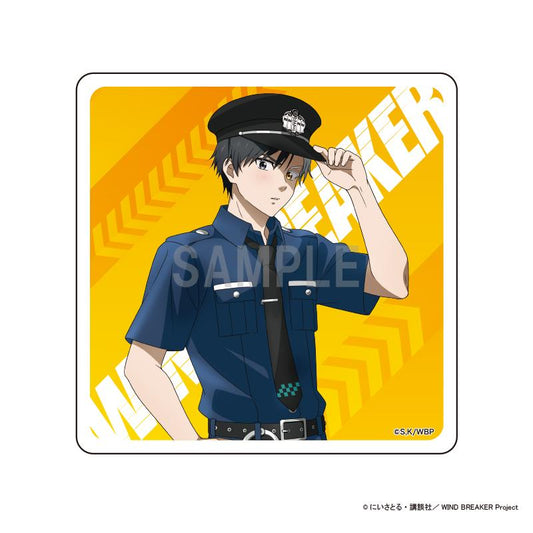 WIND BREAKER_Acrylic Coaster Sakura Haruka Police Officer ver.