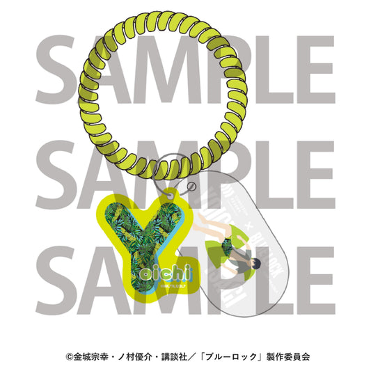 Hakone Kowakien Yunessun × Blue Lock Locker Key Bracelet - Yoichi Isagi