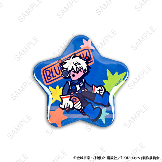 BLUE LOCK - Mizusawa Sekken Collaboration Star-shaped Pin Badge (Seishiro Nagi)
