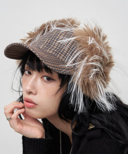 Check Flight Fur Cap