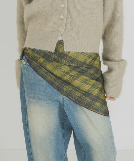 Reversible Check Scarf