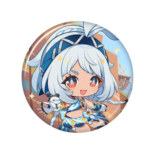 Genshin Impact Scorching Nata Series Chibi Character Can Badge Muarani
