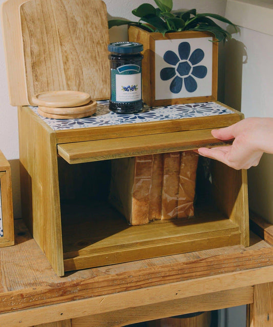 Tile Bread Box / Natural Tile