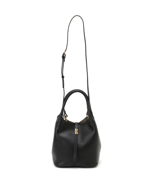 VIOLAd’ORO TRERO / V-1573 Italian W-Face Leather Belt Tote