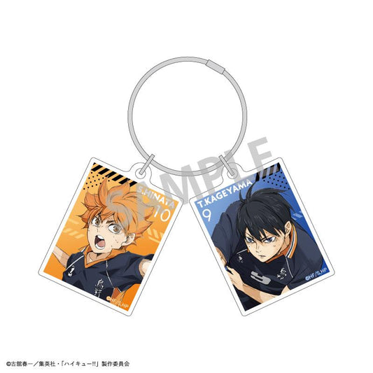 Haikyu!!_Wire 2-Part Acrylic Keychain/ Shoyo Hinata_Kageyama Tobio