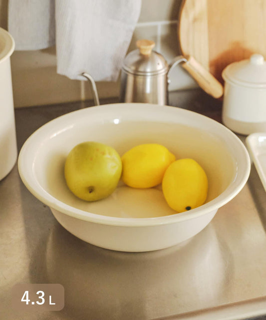 Enamel Wash Bowl: 4.3L