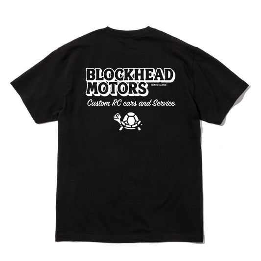 BLOCKHEAD MOTORS Standard T-Shirt / Black, White
