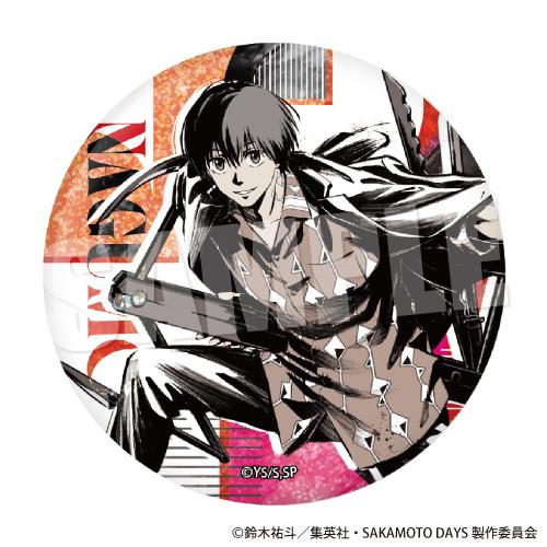 SAKAMOTO DAYS_BIG Holo Tin Badge Neo-Painting Ver. Nagumo