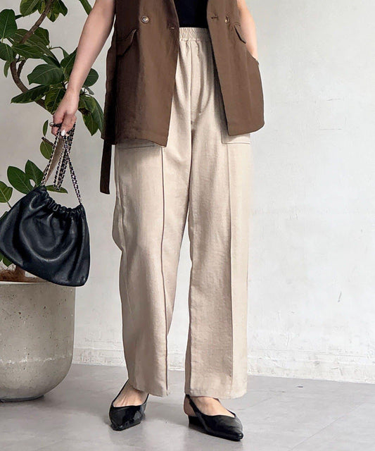 Linen-like Baker Pants