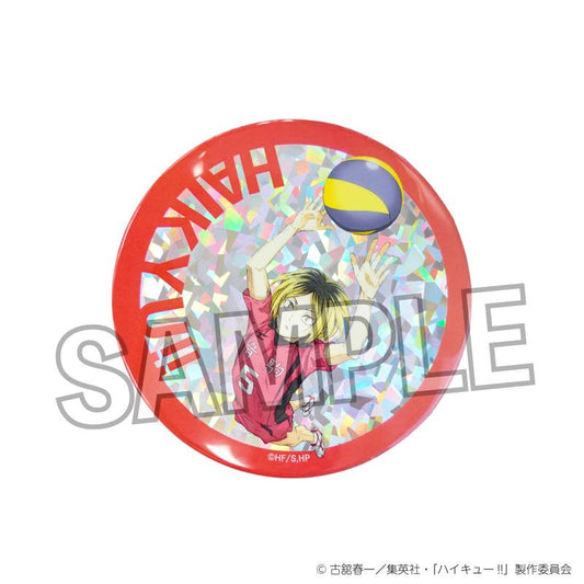 Haikyu!! Glittering Large Can Badge 'Garbage Dump Showdown' ver. Kenma Kozume