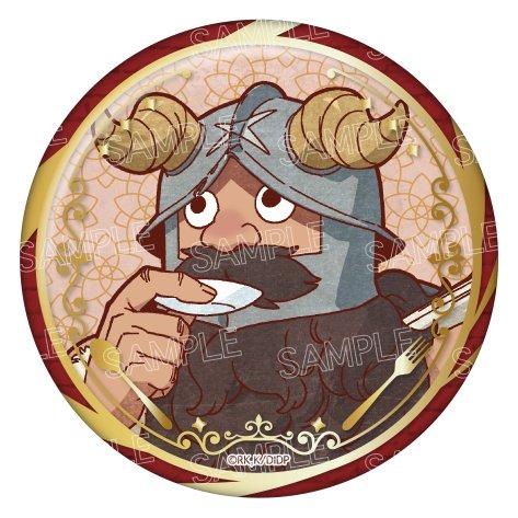 Dungeon Meshi Vintage Series Foil-Stamped Can Badge Senshi