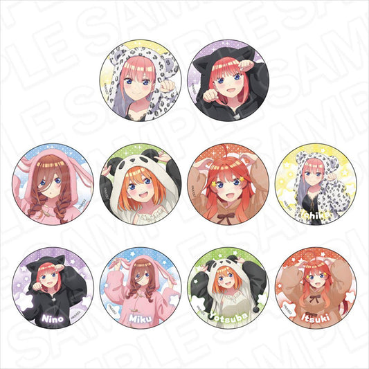 The Quintessential Quintuplets* Hologram Can Badge (Blind) Animal Parka ver.