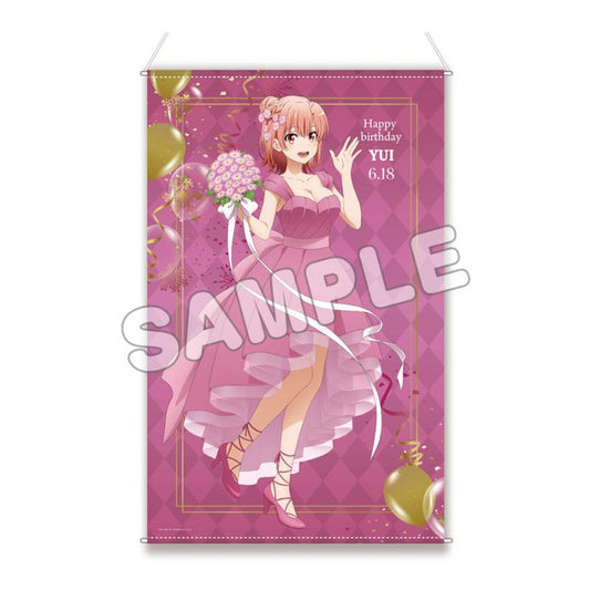 My Youth Romantic Comedy Is Wrong, As I Expected. Final _ Almost Life-size Tapestry / Yui Birthday 2024