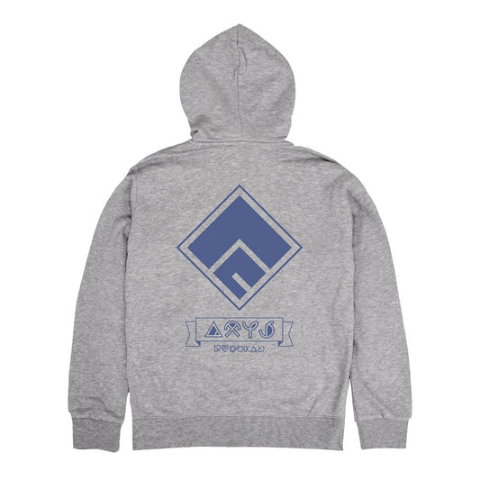 KonoSuba: God's Blessing on This Wonderful World! 3_L Size Axis Cult Zip-Up Hoodie Ver.2.0 / MIX GRAY