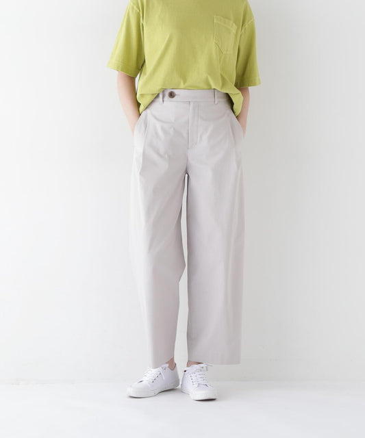Dobby Stretch One-Tuck Semi-Wide Pants