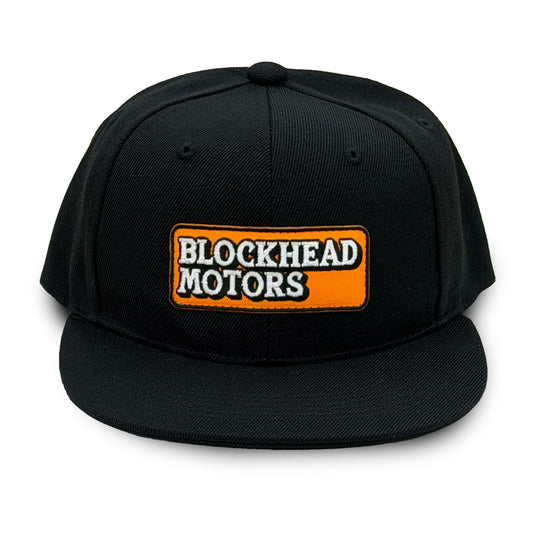 BLOCKHEAD MOTORS Snapback Cap Ver.2 / Embroidered Logo