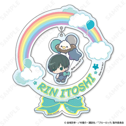 Blue Lock Acrylic Stand Mini Chara Ver. 6 Rin Itoshi Napoleon Jacket × Taka Second Series